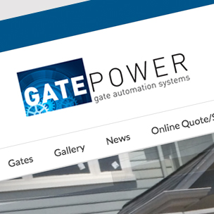 image of gate company website design